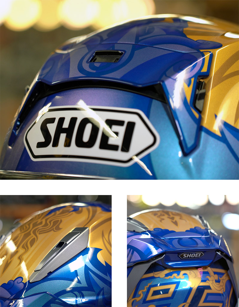 Shoei X-SPR Pro brow vents